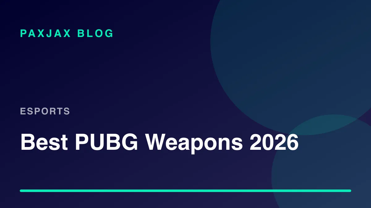PaxJax Blog — Best PUBG Weapons in 2026